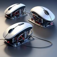 computer mouse transform and become a robot