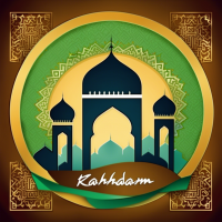 ramadhan kareem poster, Malaysia ethnicity background, have the wording 